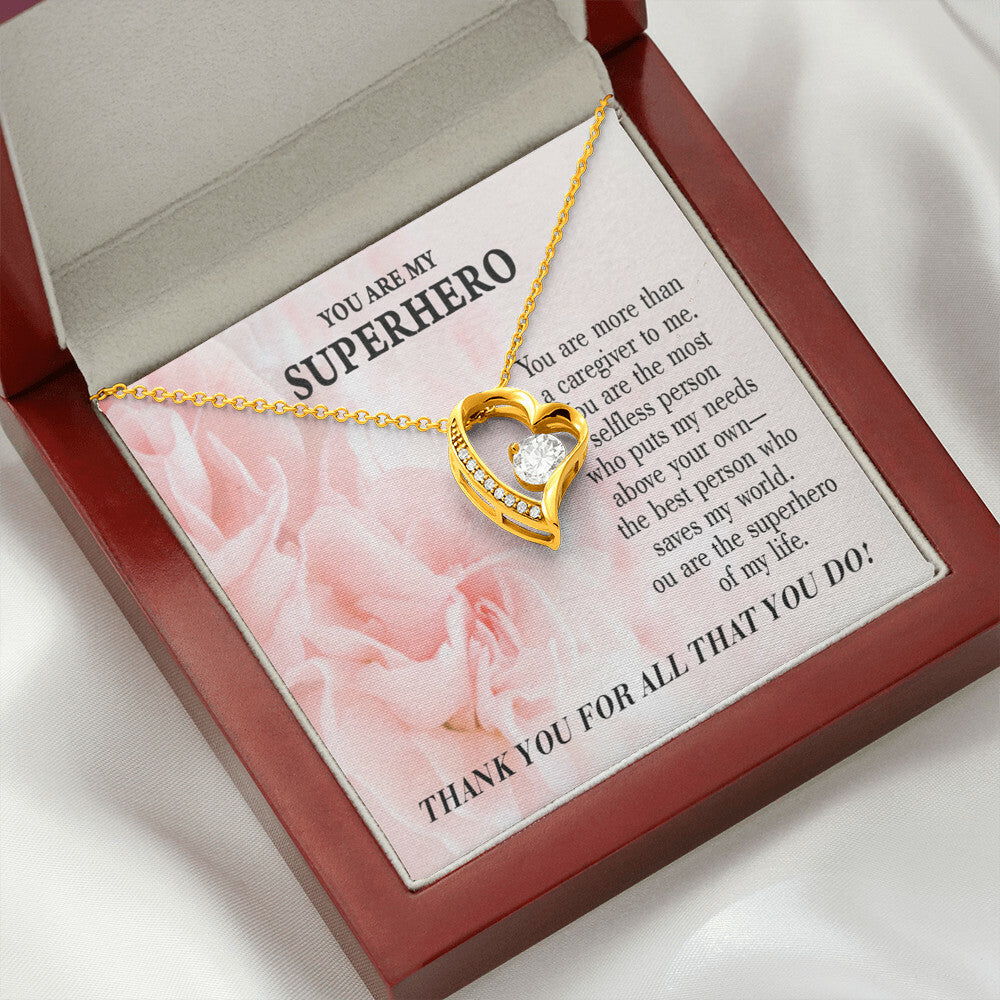 Touching Healthcare Medical Worker Nurse Appreciation Gift Forever Necklace w Message Card-Express Your Love Gifts
