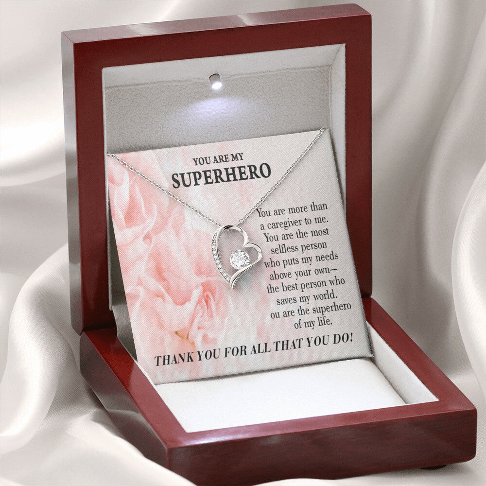 Touching Healthcare Medical Worker Nurse Appreciation Gift Forever Necklace w Message Card-Express Your Love Gifts