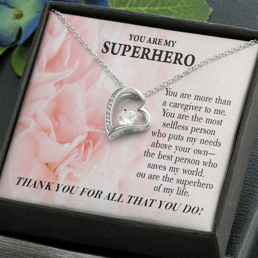 Touching Healthcare Medical Worker Nurse Appreciation Gift Forever Necklace w Message Card-Express Your Love Gifts