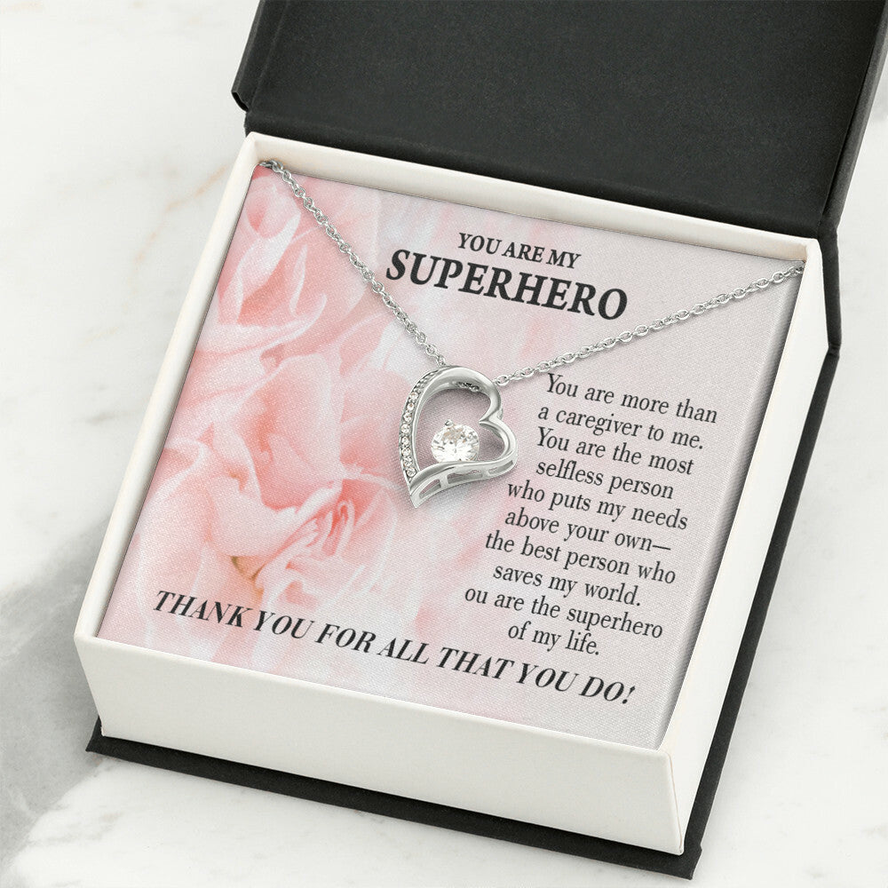 Touching Healthcare Medical Worker Nurse Appreciation Gift Forever Necklace w Message Card-Express Your Love Gifts