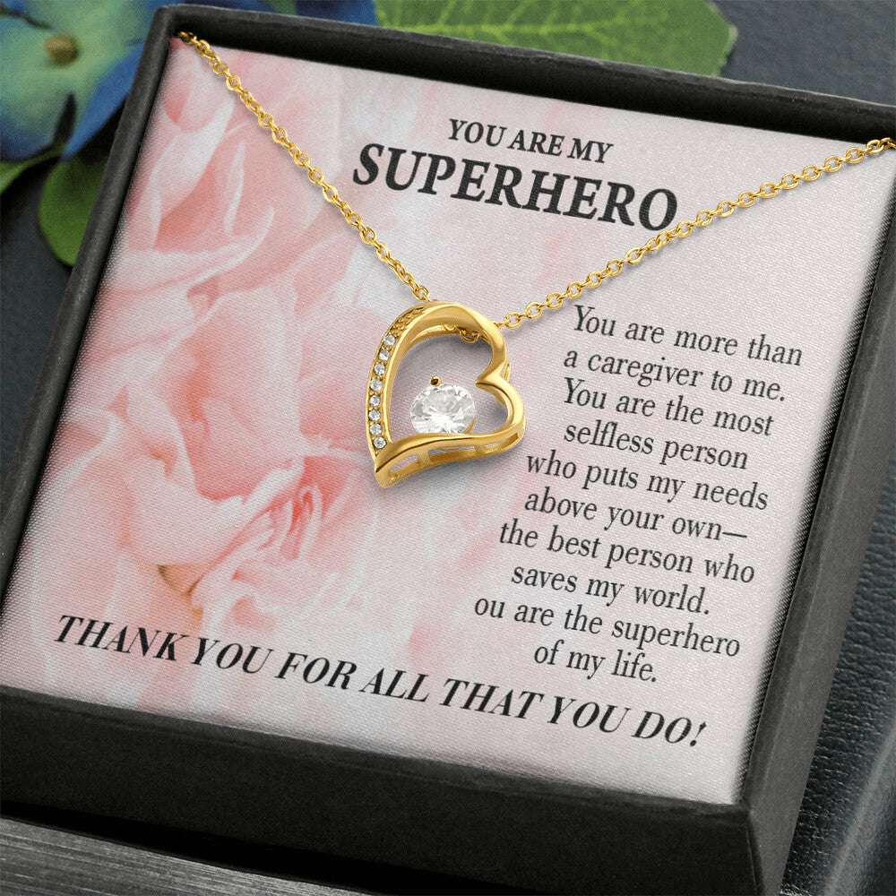 Touching Healthcare Medical Worker Nurse Appreciation Gift Forever Necklace w Message Card-Express Your Love Gifts