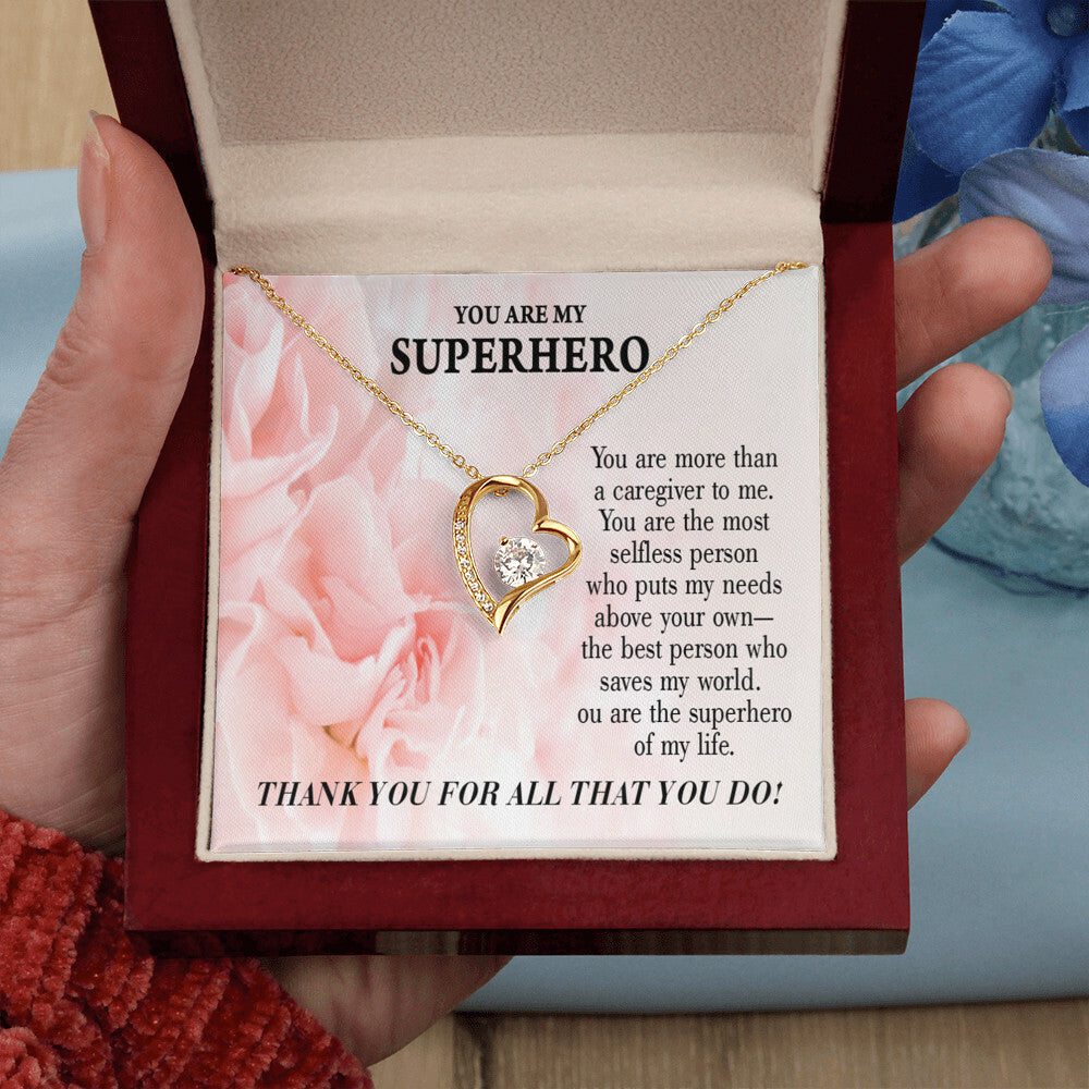Touching Healthcare Medical Worker Nurse Appreciation Gift Forever Necklace w Message Card-Express Your Love Gifts