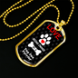 Toy Fox Terrier Love Is Stainless Steel or 18k Gold Dog Tag 24" Chain-Express Your Love Gifts