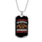 Tradition Dedication Sacrifice Firefighter Gift Stainless Steel or 18k Gold Dog Tag 24" Chain-Express Your Love Gifts
