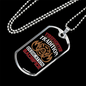 Tradition Dedication Sacrifice Firefighter Gift Stainless Steel or 18k Gold Dog Tag 24" Chain-Express Your Love Gifts