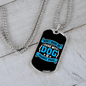 Trainer Voice Necklace Stainless Steel or 18k Gold Dog Tag 24" Chain-Express Your Love Gifts