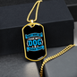 Trainer Voice Necklace Stainless Steel or 18k Gold Dog Tag 24" Chain-Express Your Love Gifts
