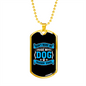 Trainer Voice Necklace Stainless Steel or 18k Gold Dog Tag 24" Chain-Express Your Love Gifts