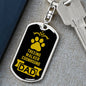 Treeing Walker Coonhound Keychain Stainless Steel or 18k Gold-Express Your Love Gifts