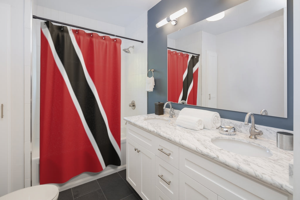 Trinidad And Tobago Stylish Design 71" x 74" Elegant Waterproof Shower Curtain for a Spa-like Bathroom Paradise Exceptional Craftsmanship-Express Your Love Gifts