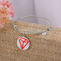 Tron (TRX) Bracelet Stainless Steel or 18k Gold Circle Bangle-Express Your Love Gifts