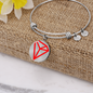Tron (TRX) Bracelet Stainless Steel or 18k Gold Circle Bangle-Express Your Love Gifts
