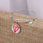 Tron (TRX) Bracelet Stainless Steel or 18k Gold Circle Bangle-Express Your Love Gifts