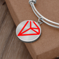 Tron (TRX) Bracelet Stainless Steel or 18k Gold Circle Bangle-Express Your Love Gifts