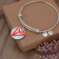 Tron (TRX) Bracelet Stainless Steel or 18k Gold Circle Bangle-Express Your Love Gifts
