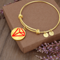 Tron (TRX) Bracelet Stainless Steel or 18k Gold Circle Bangle-Express Your Love Gifts