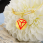 Tron (TRX) Bracelet Stainless Steel or 18k Gold Circle Bangle-Express Your Love Gifts