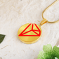 Tron (TRX) Circle Necklace Stainless Steel or 18k Gold 18-22"-Express Your Love Gifts
