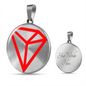 Tron (TRX) Circle Necklace Stainless Steel or 18k Gold 18-22"-Express Your Love Gifts