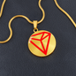 Tron (TRX) Circle Necklace Stainless Steel or 18k Gold 18-22"-Express Your Love Gifts