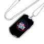 Troops And Truckers Dog Tag Stainless Steel or 18k Gold 24" Chain-Express Your Love Gifts