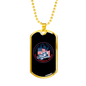Troops And Truckers Dog Tag Stainless Steel or 18k Gold 24" Chain-Express Your Love Gifts