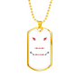 Truck Driver Trucker Dog Tag Stainless Steel or 18k Gold 24" Chain-Express Your Love Gifts