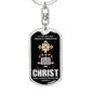 Trucker Christian Dog Tag Pendant Keychain Stainless Steel or 18k Gold-Express Your Love Gifts