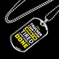 Truckers Don'T Stop Dog Tag Stainless Steel or 18k Gold 24" Chain-Express Your Love Gifts