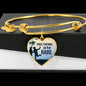 True Friends Are Rare Stainless Steel Heart Bracelet Bangle-Express Your Love Gifts