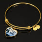 True Friends Are Rare Stainless Steel Heart Bracelet Bangle-Express Your Love Gifts