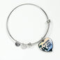 True Friends Are Rare Stainless Steel Heart Bracelet Bangle-Express Your Love Gifts