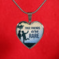 True Friends Are RAre Stainless Steel or 18k Gold Heart Pendant Necklace 18-22"-Express Your Love Gifts