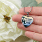 True Friends Are RAre Stainless Steel or 18k Gold Heart Pendant Necklace 18-22"-Express Your Love Gifts
