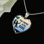 True Friends Are RAre Stainless Steel or 18k Gold Heart Pendant Necklace 18-22"-Express Your Love Gifts