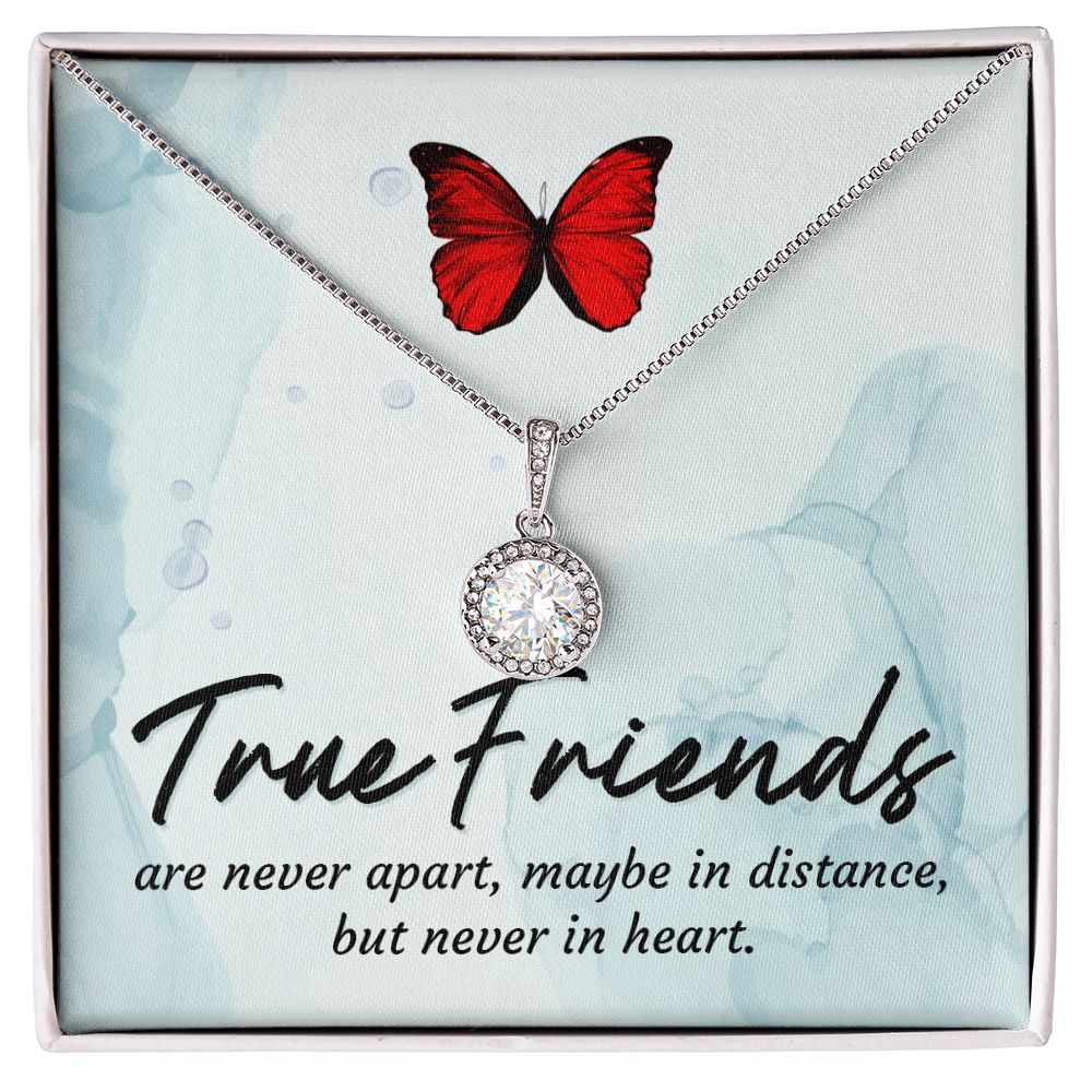 True Friends Eternal Hope Necklace Message Card-Express Your Love Gifts