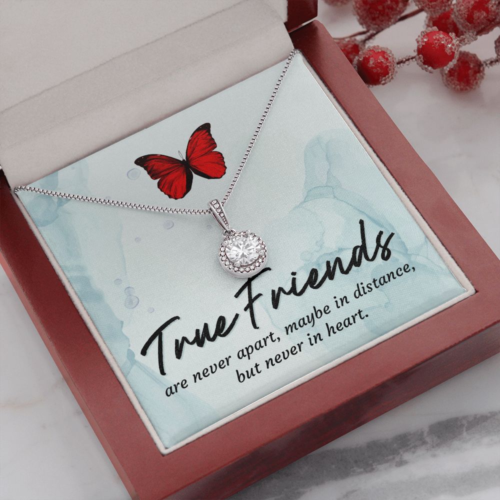 True Friends Eternal Hope Necklace Message Card-Express Your Love Gifts