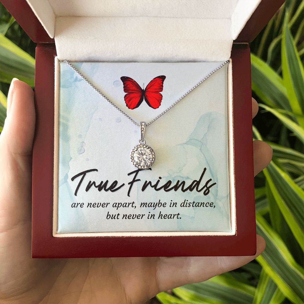 True Friends Eternal Hope Necklace Message Card-Express Your Love Gifts