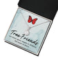 True Friends Eternal Hope Necklace Message Card-Express Your Love Gifts