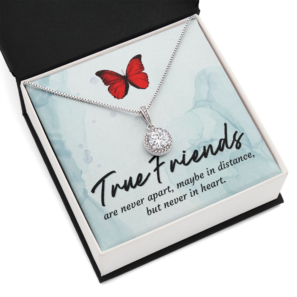 True Friends Eternal Hope Necklace Message Card-Express Your Love Gifts