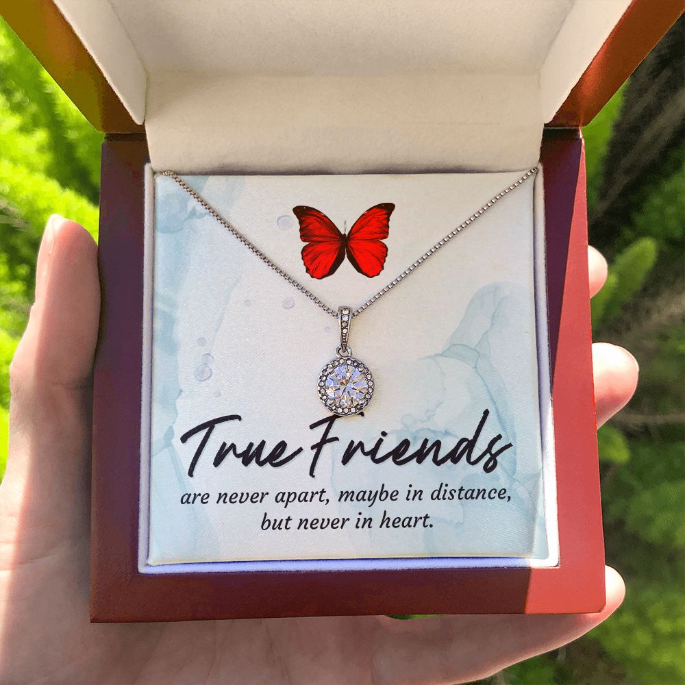 True Friends Eternal Hope Necklace Message Card-Express Your Love Gifts