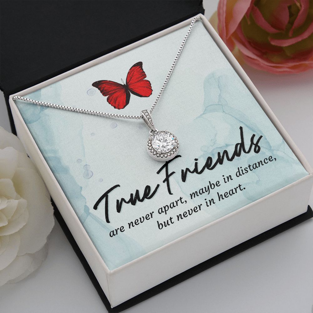True Friends Eternal Hope Necklace Message Card-Express Your Love Gifts