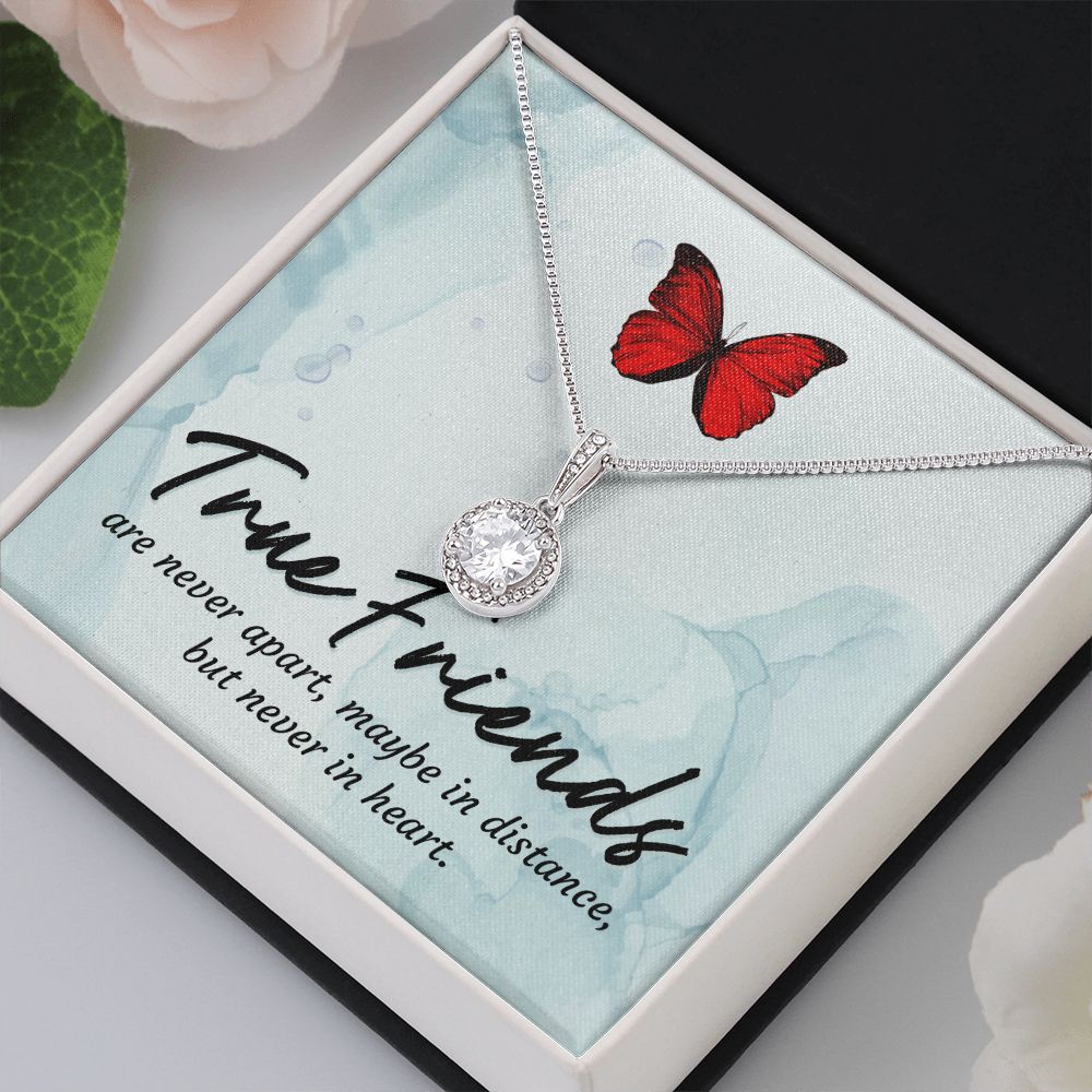 True Friends Eternal Hope Necklace Message Card-Express Your Love Gifts