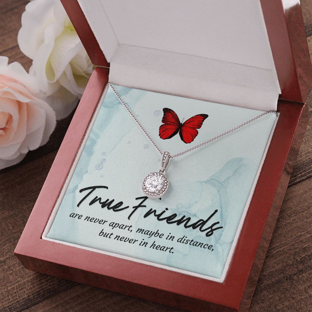 True Friends Eternal Hope Necklace Message Card-Express Your Love Gifts