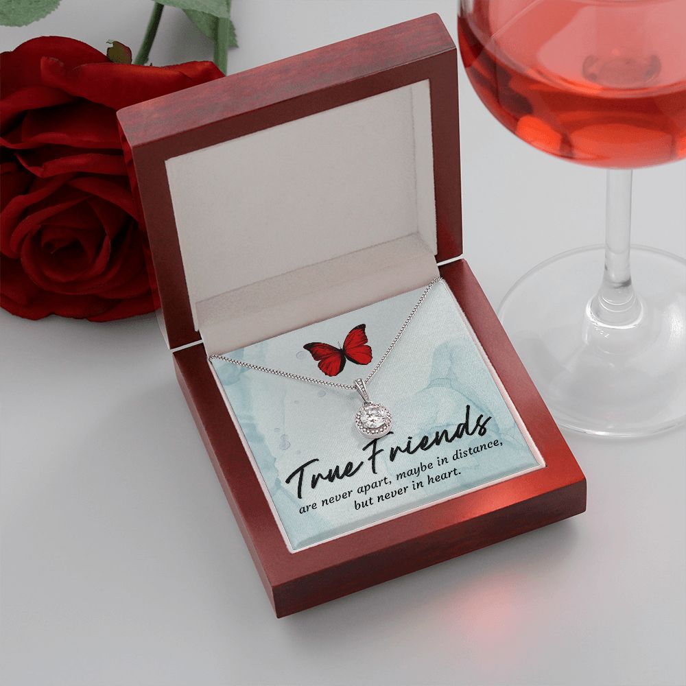 True Friends Eternal Hope Necklace Message Card-Express Your Love Gifts