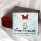 True Friends Forever Necklace w Message Card-Express Your Love Gifts