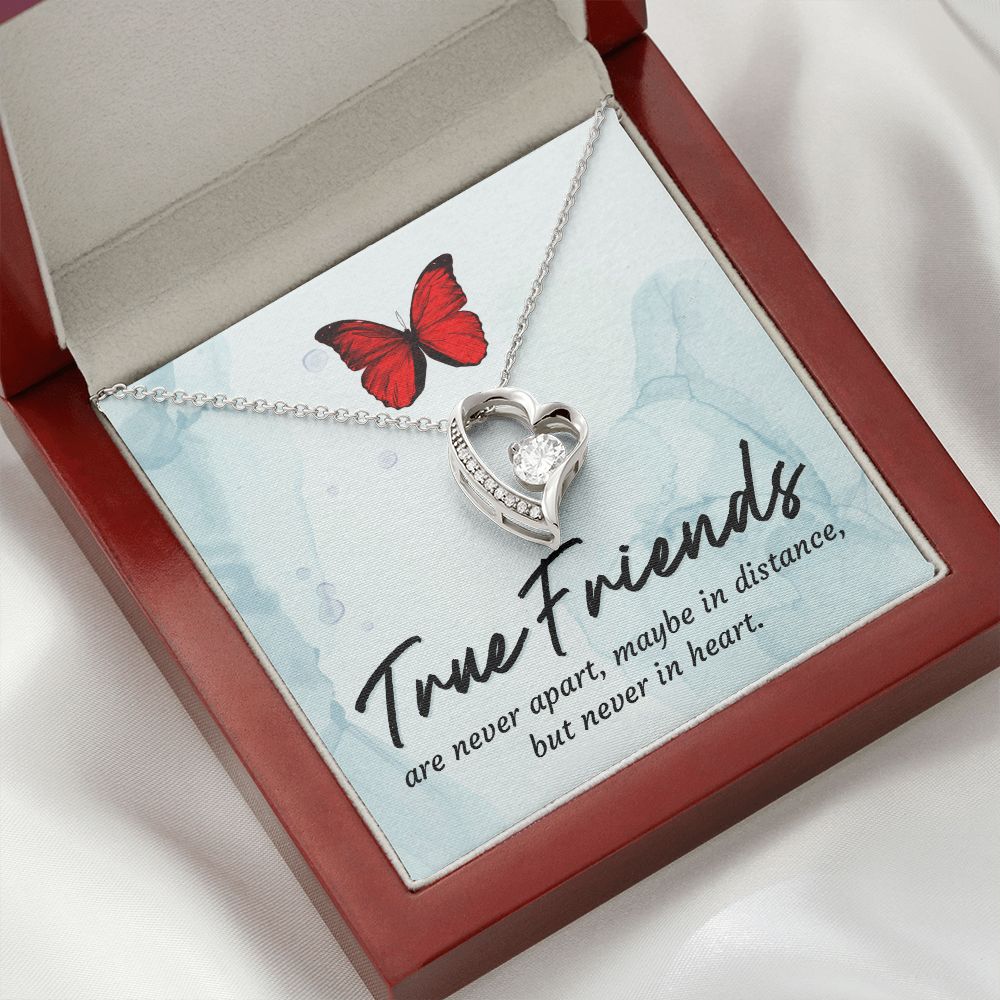 True Friends Forever Necklace w Message Card-Express Your Love Gifts