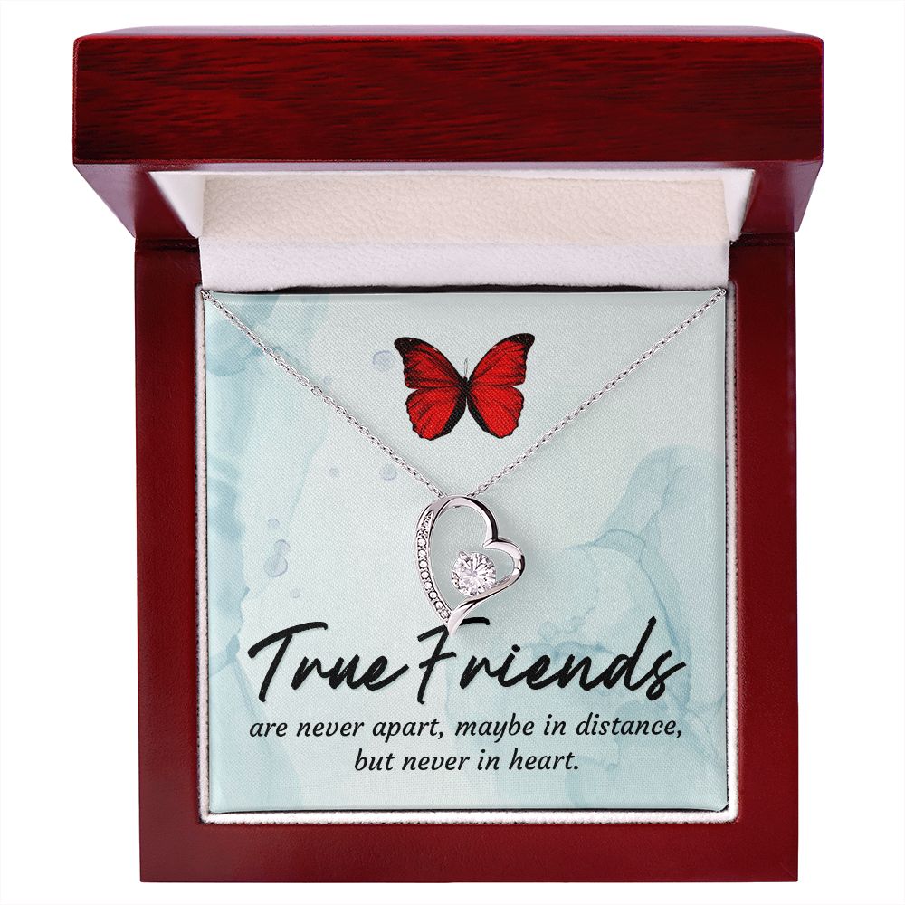 True Friends Forever Necklace w Message Card-Express Your Love Gifts