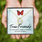 True Friends Forever Necklace w Message Card-Express Your Love Gifts
