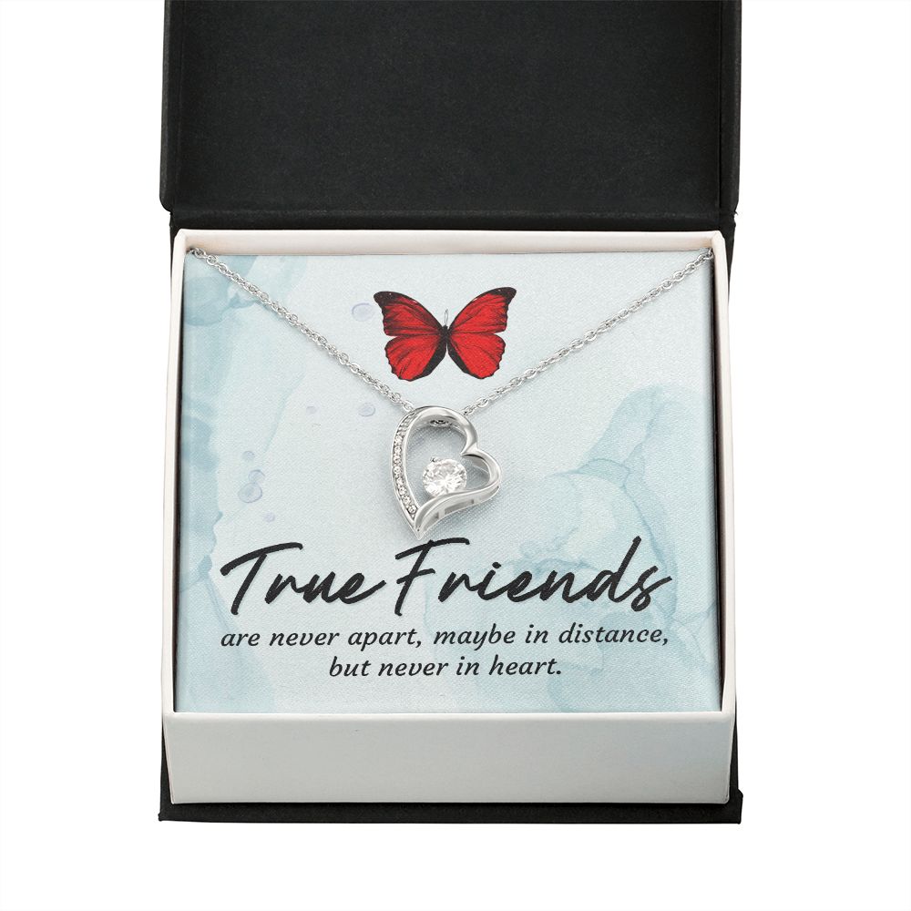True Friends Forever Necklace w Message Card-Express Your Love Gifts